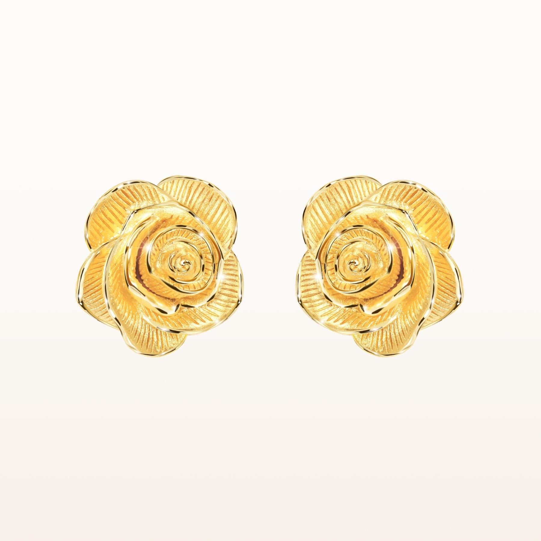 Accessher Gold Plated Traditional Rhinestones Embellished Circular Shape Design  Stud Earrings with Push Back Closure for Women and Girls Pack of 1 Pair :  Amazon.in: Fashion